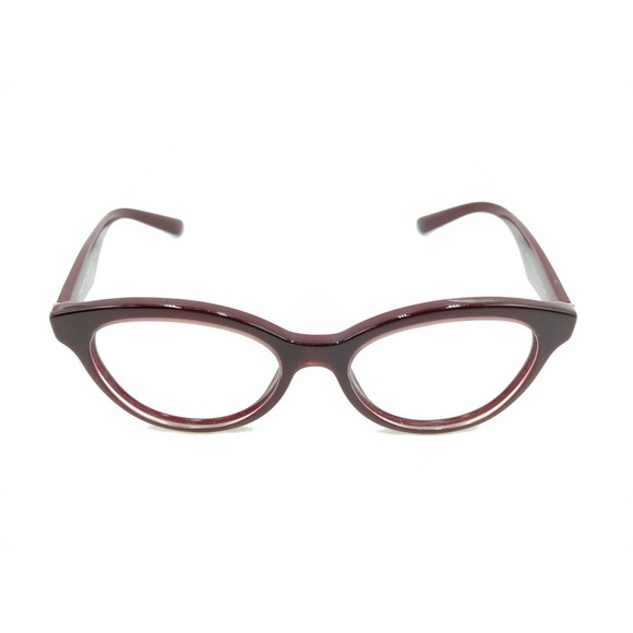Prada VPR11R UAN-1O1 Dark Red Burgundy Cat Eye Eyeglasses Frames 50-17 140 Italy - Picture 2 of 12